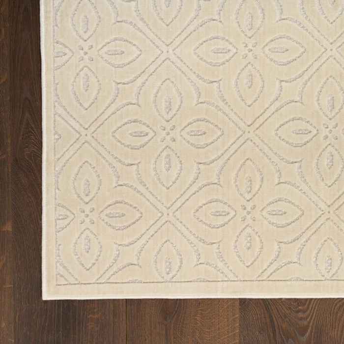 Nourison Washable Charm Ivory WCH03 6 ft. X 9 ft. Rect. Rug