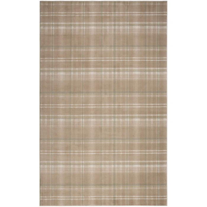 Nourison Grafix Taupe GRF03 7 ft. X 10 ft. Rectangle Rug