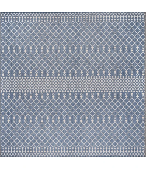 Nourison Positano Navy Blue POS02 12ft. Square Rug