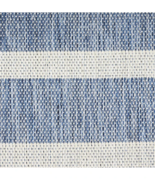 Nourison Positano Navy Ivory POS03 2ft.2in. x 8ft. Rect. Rug