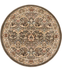 Nourison Home Walden Grey WAL03 3ft.9in. x Round Round Rug