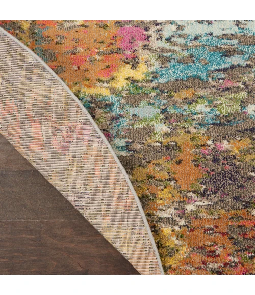 Nourison Celestial Round Area Rug CES14-Sunset