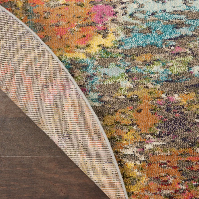 Nourison Celestial Round Area Rug CES14-Sunset