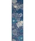 Nourison Passion Area Rug PSN17 Navy/Ivory 2'2" x 10'