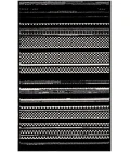 Nourison Grafix Black White GRF41 2 ft. X 4 ft. Rectangle Rug