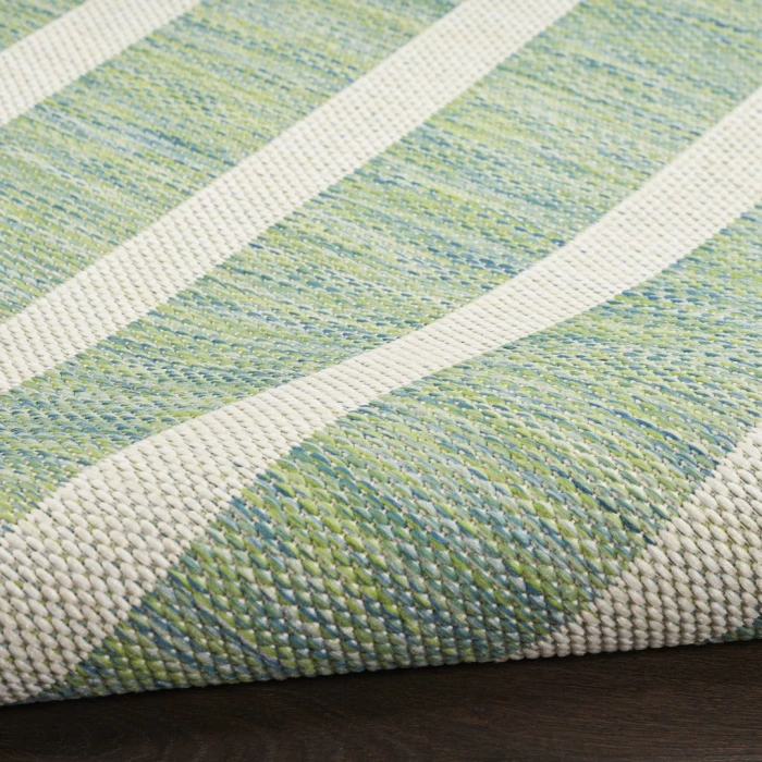 Nourison Positano Blue Green Ivory POS03 12ft. x 15ft. Rect. Rug