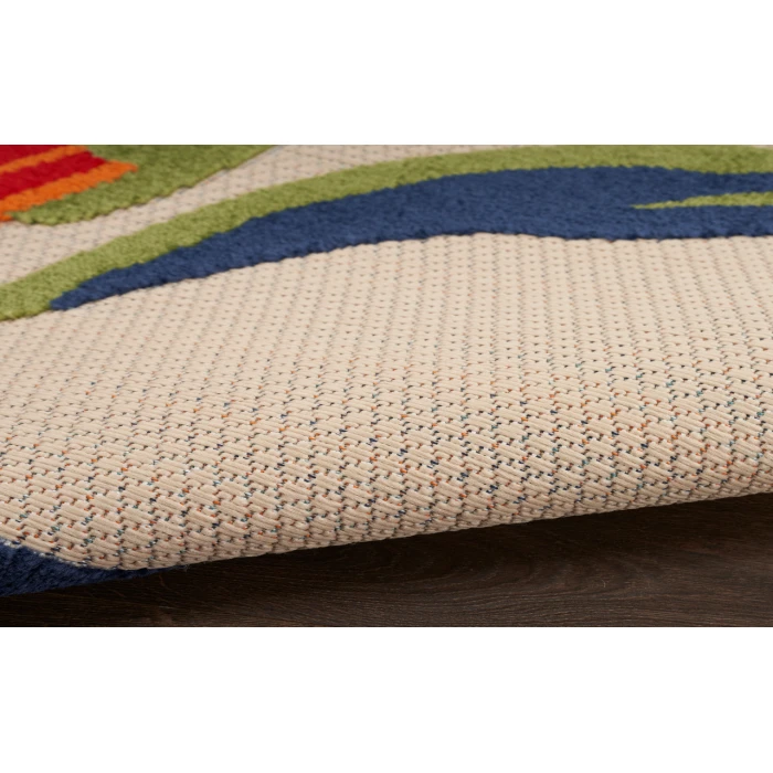 Nourison Aloha Multicolor ALH33 5 ft. 3 in. Round Rug
