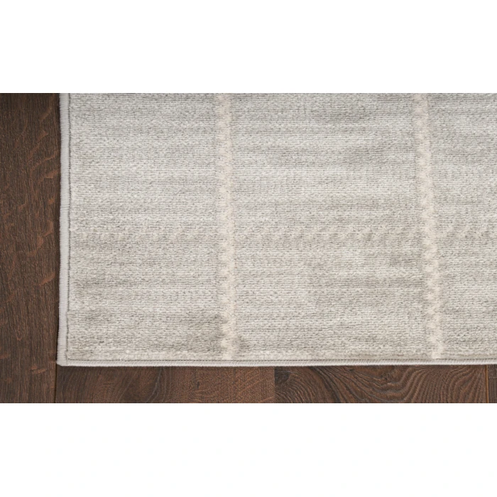 Nourison Serenity Home Light Grey SRH05 9 ft. X 12 ft. Rectangle Rug