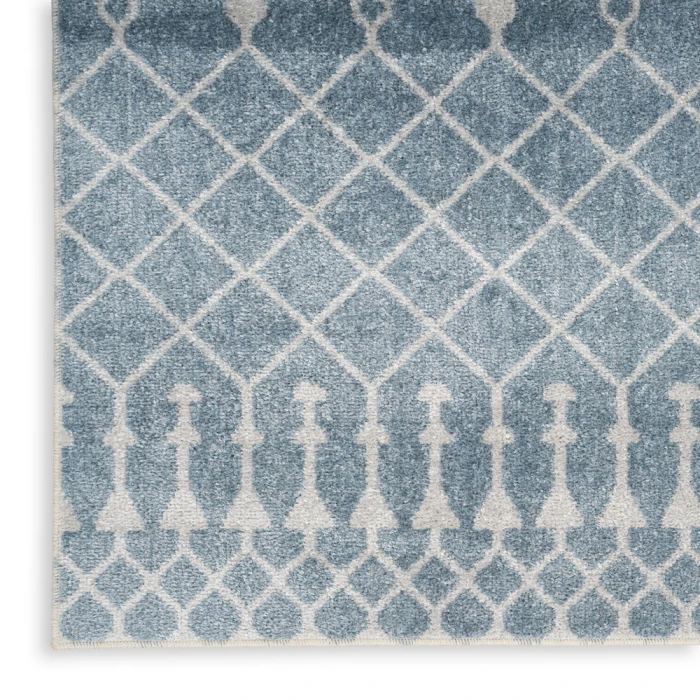 Nourison Astra Machine Washable Area Rug ASW10 Blue
