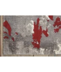 Nourison Twilight Area Rug TWI21 Grey/Red 9'9" x 13'9"