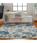 Nourison Tranquil Area Rug TRA02-Ivory/Light Blue