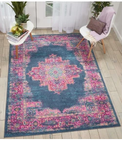 Nourison Home Passion PSN03 Blue 5 ft. 3 in. X 7 ft. 3 in. Area Rug