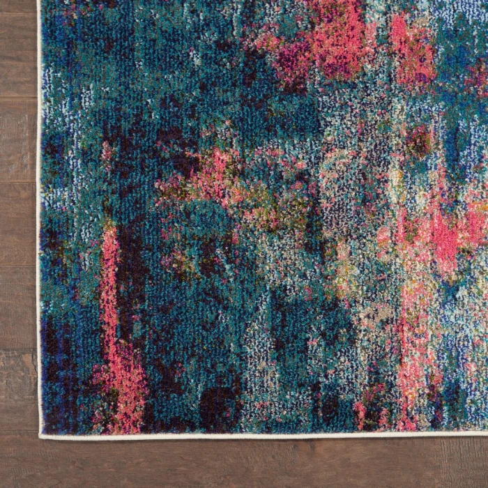 Nourison Celestial Area Rug CES09-Blue/Yellow