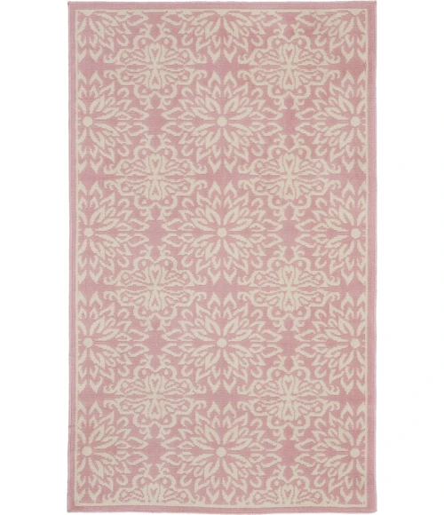 Nourison Jubilant Area Rug JUB06-Ivory/Pink