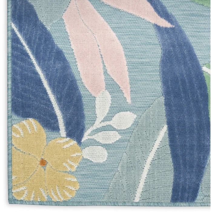Nourison Suncoast Blue Multicolor SNC01 9ft. x 12ft. Rect. Rug