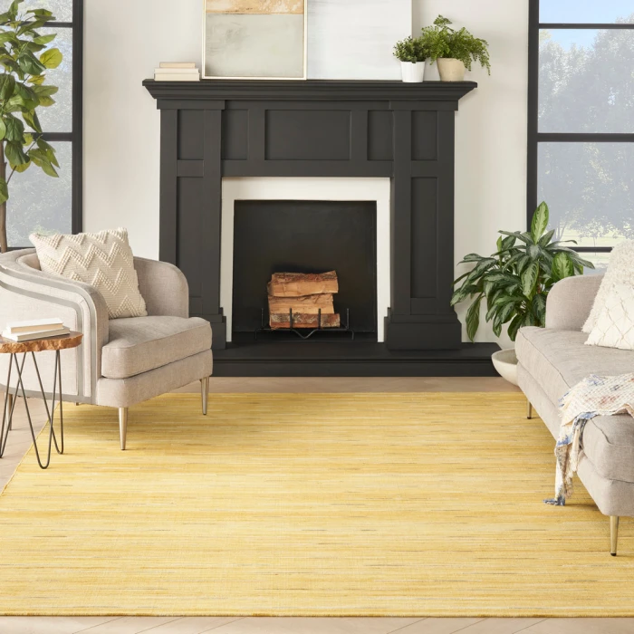 Nourison Interweave Area Rug IWV01 Yellow