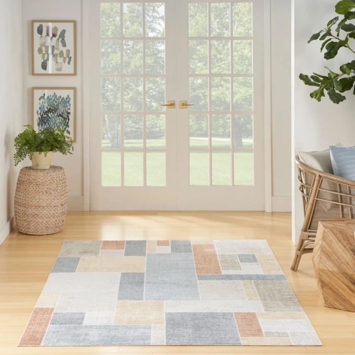 Nourison Astra Machine Washable Area Rug ASW09 Multicolor