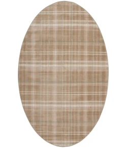 Nourison Home Grafix GRF03 Taupe 8 ft. Round Area Rug