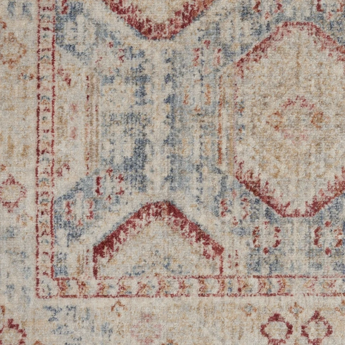 Nourison Home Homestead Blue HMS01 2ft.7in. x 10ft. Rect. Rug