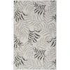 Nourison Home Garden Oasis GOA01 Grey 6 ft. X 9 ft. Area Rug