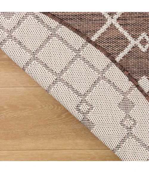 Nourison Positano Natural POS02 6 ft. X Round Rug