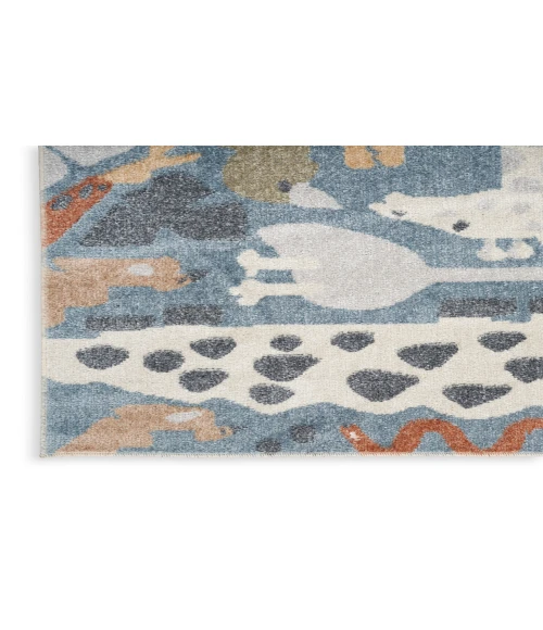 Nourison Astra Machine Washable Multicolor ASW01 7 ft. 10 in. X 10 ft. Rectangle Rug