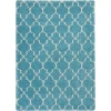 Nourison Home Amore AMOR2 Aqua 5 ft. 3 in. X 7 ft. 5 in. Area Rug