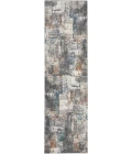 Nourison Home Tangra Grey TNR06 2ft.2in. x 7ft.6in. Rect. Rug