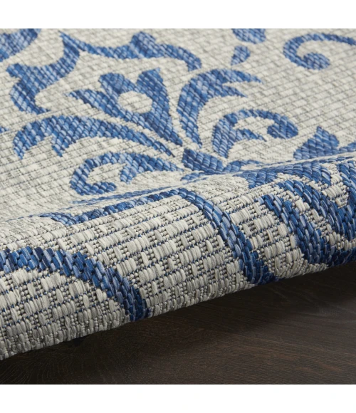 Nourison Home Country Side Blue CTR04 7ft. x 10ft. Rect. Rug