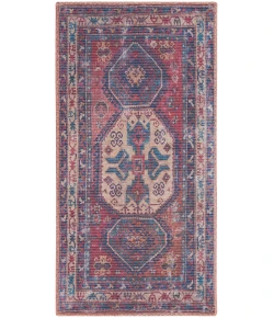 Nourison Home New Concept Washables SR105 Red Navy 2 ft. X 3 ft. 9 in. Area Rug