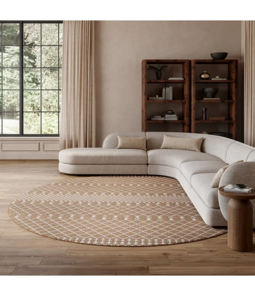 Nourison Positano Jute POS02 10ft. Round Rug