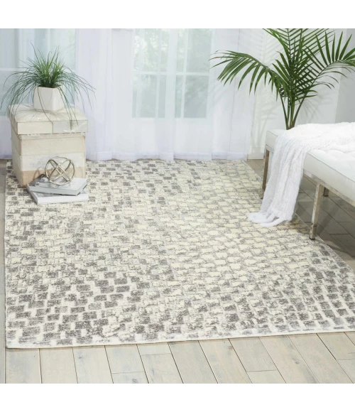 Nourison Twilight Area Rug TWI08 Cream 8'6" x 11'6"