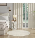 Nourison Serenity Home Ivory SRH05 4 ft. X Round Rug