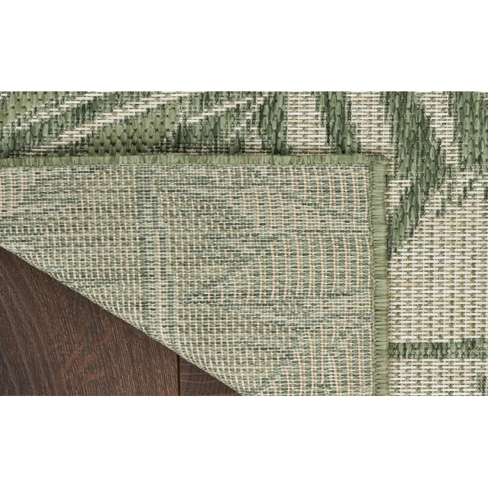 Nourison Garden Oasis Green Ivory GOA02 5 ft. X 7 ft. Rectangle Rug