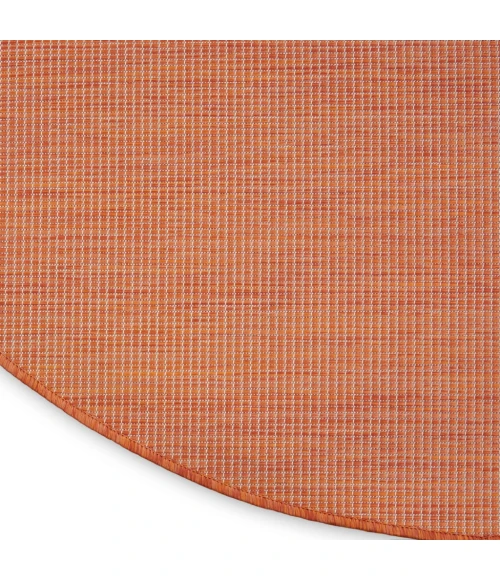 Nourison Positano Round Area Rug POS01-Terracotta
