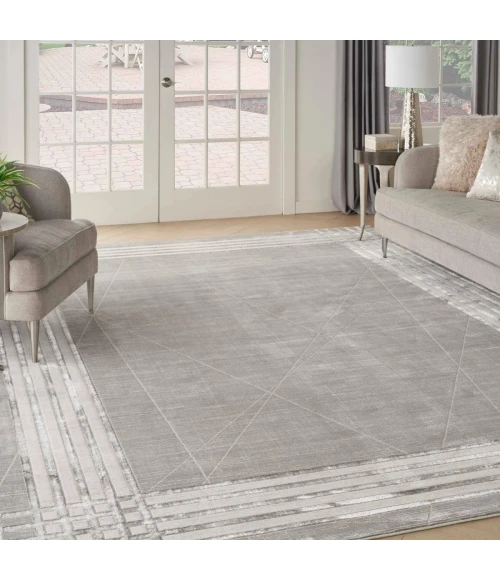 Nourison Desire Grey Silver DSR01 8 ft. Rect. Rug
