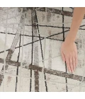 Nourison Desire Grey Silver DSR03 6 ft. X 9 ft. Rect. Rug