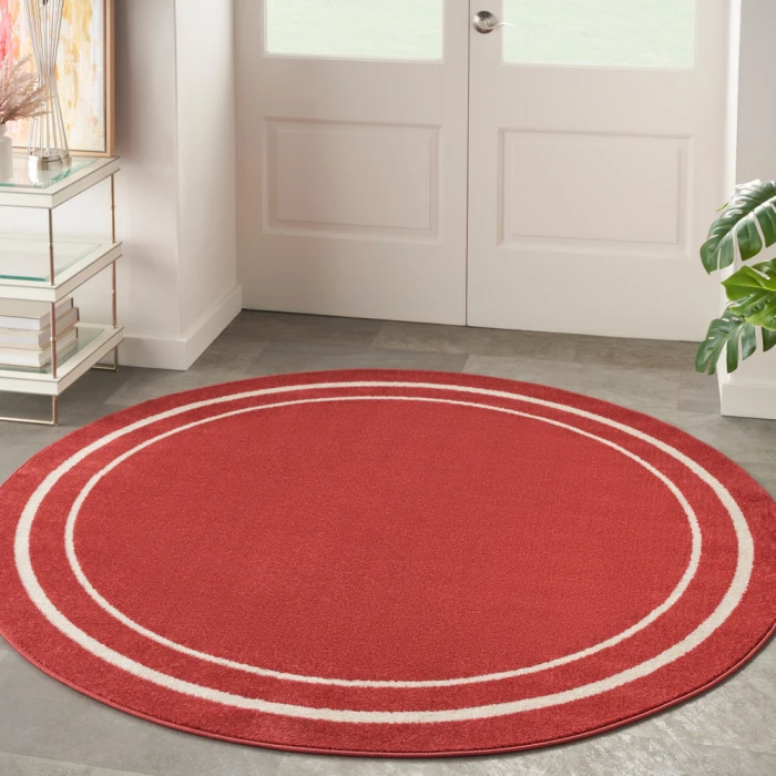 Nourison Nourison Essentials Area Rug NRE02 Brick/Ivory