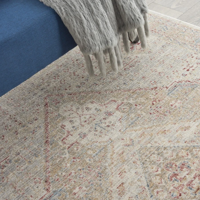 Nourison Home Homestead Beige HMS03 5ft.3in. x 7ft.8in. Rect. Rug