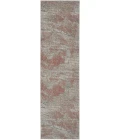 Nourison Rustic Textures Light Grey Rust RUS15 2ft. 2in. x 7ft. 6in. Rect. Rug