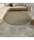 Nourison Home Courtyard Green COU01 5ft. x Round Round Rug