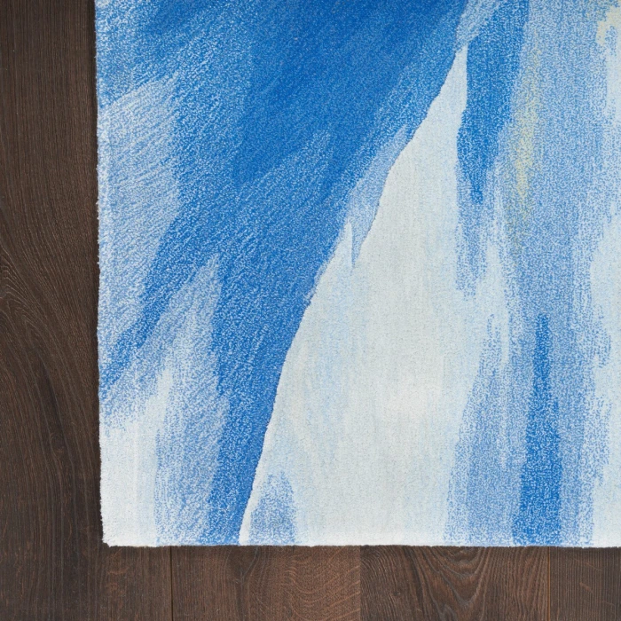 Nourison Prismatic Blue Multicolor PRS37 10 ft. X 14 ft. Rect. Rug
