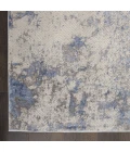 Nourison Home Silky Textures Blue SLY04 3ft.11in. x 5ft.11in. Rect. Rug