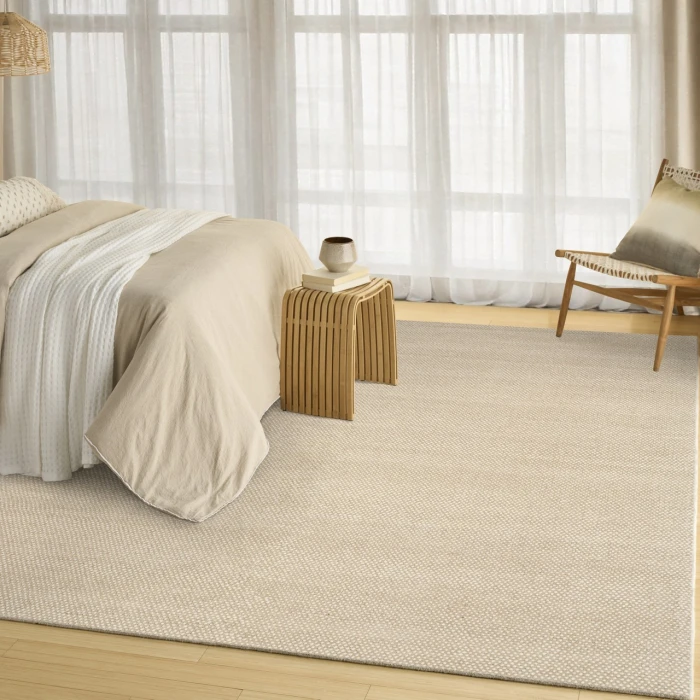 DKNY Pure Rows Tan ROW01 8ft. x 10ft. Rect. Rug