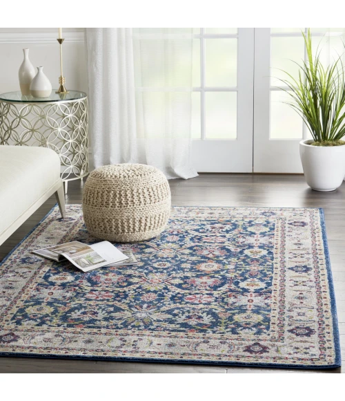 Nourison Home Ankara Global Blue ANR13 5ft.3in. x 7ft.6in. Rect. Rug