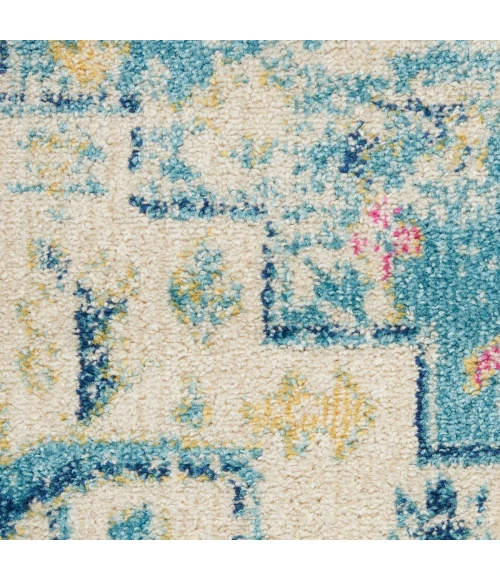 Nourison Passion Area Rug PSN25 Ivory/Light Blue 9' x 12'