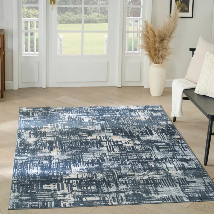 Nourison Dekor Slate DEK11 4 ft. X 6 ft. Rect. Rug