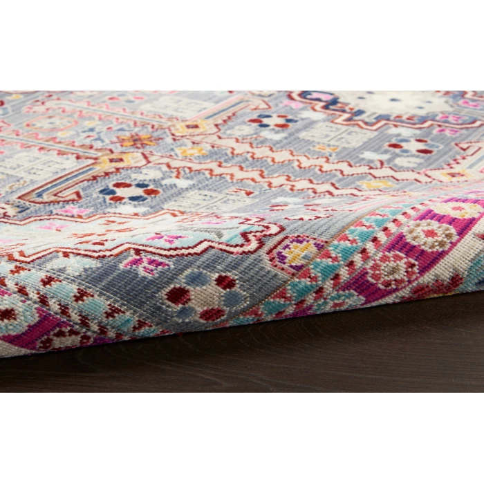 Nourison Vintage Kashan Grey/Multi VKA05 2 ft. X 4 ft. Rectangle Rug