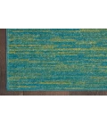 Nourison Nourison Essentials Blue Green NRE01 2 ft. 2 in. X 16 ft. Rectangle Rug