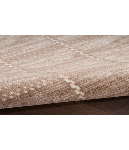 Nourison Serenity Home Mocha Ivory SRH05 7 ft. 10 in. X 9 ft. 10 in. Rectangle Rug